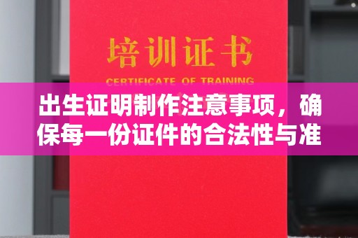 大园出生证明制作注意事项，确保每一份证件的合法性与准确性